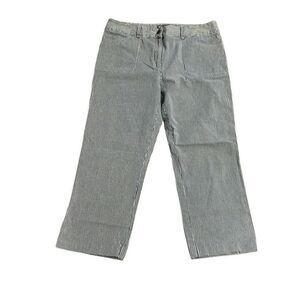 Elliott Loren pinstripe Capri pants size 10